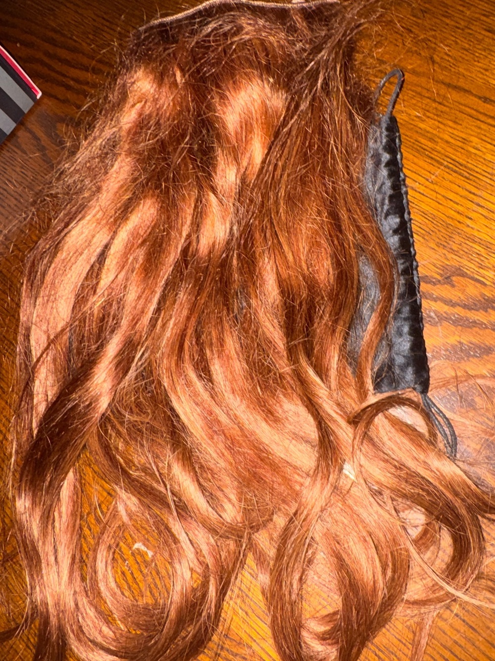 Natural Red Copper Clip-In Hair Extension - Unbranded